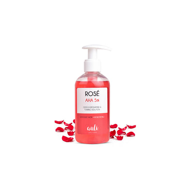 Vanity Wagon | Buy Auli Lifestyle Rosé AHA 5% with Rose Petals and Aloe Vera