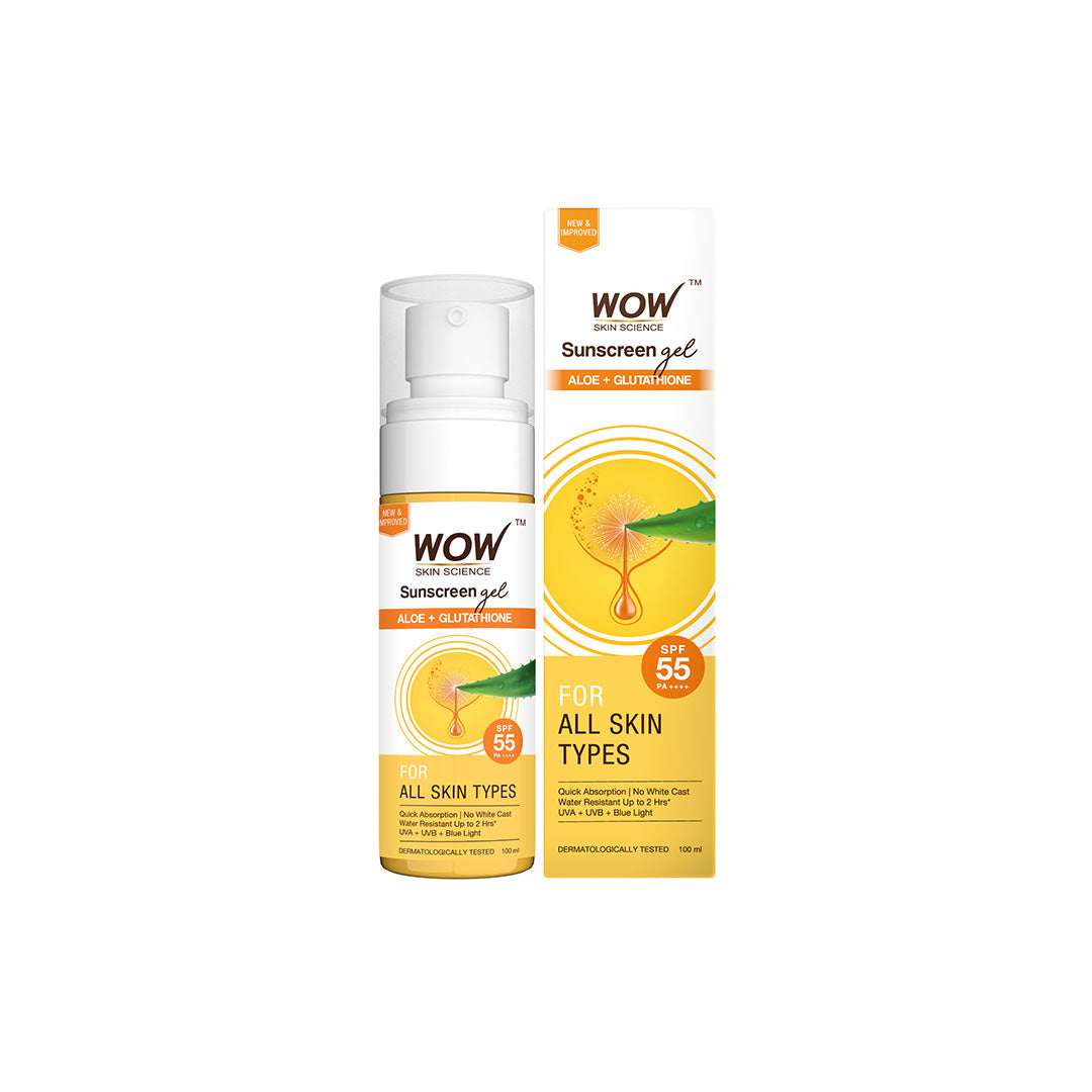 Vanity Wagon | Buy WOW Skin Science Sunscreen Matte Finish SPF55 PA+++ with Raspberry, Carrot Seed & Avocado Oil