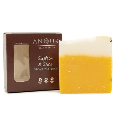 Vanity Wagon | Anour Saffron & Shea Vegan Face Soap