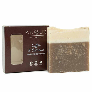 Vanity Wagon | Anour Coffee & Coconut Vegan Bathing Soap