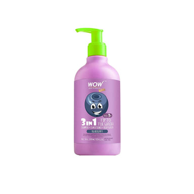 Vanity Wagon | Buy WOW Skin Science Kids 3 in 1 Tip to Toe Wash with Blueberry