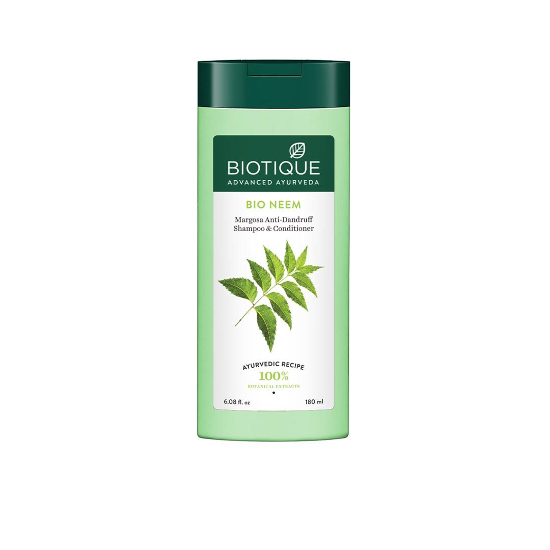 Vanity Wagon | Buy Biotique Bio Neem Margosa Anti-Dandruff Shampoo and Conditioner