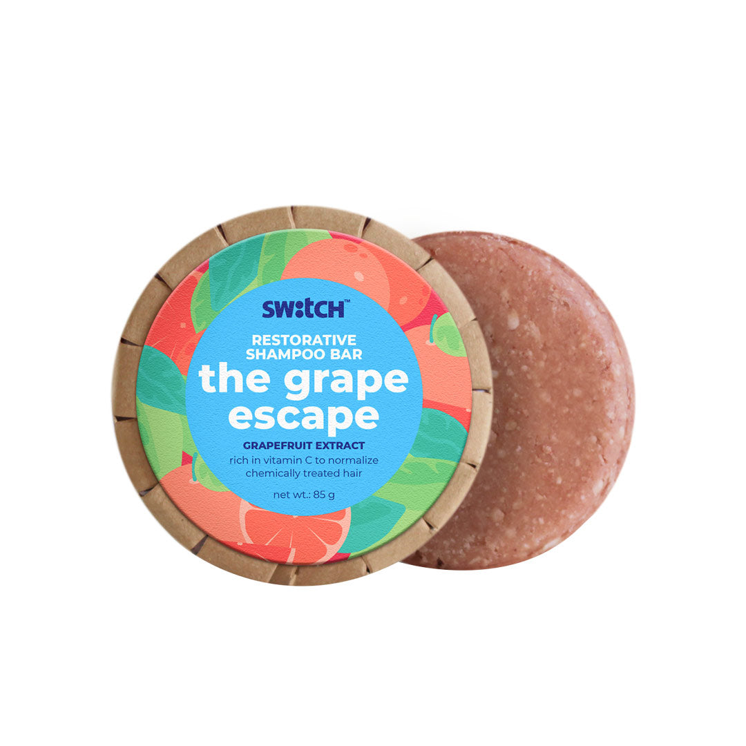 Vanity Wagon | Buy The Switch Fix The Grape Escape Restorative Shampoo Bar with Grapefruit Extract