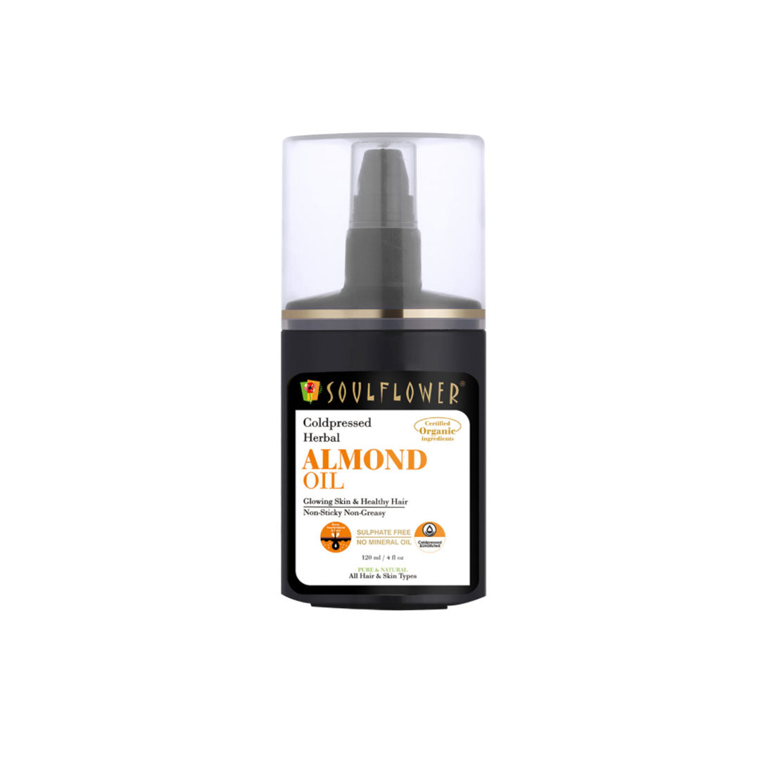VAnity Wagon | Buy Soulflower Coldpressed Herbal Almond Oil
