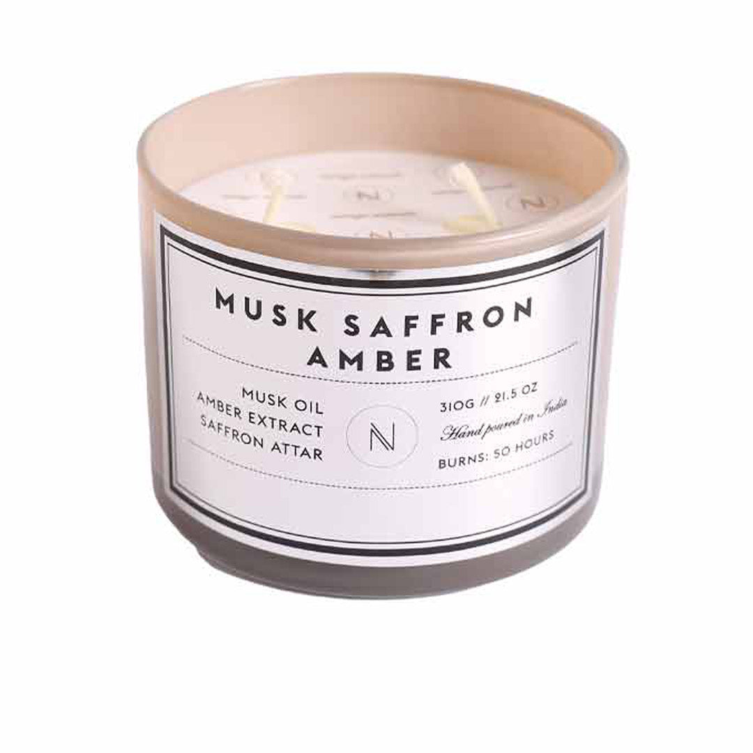Naso Profumi Saffron Infused in Musk & Amber Candle
