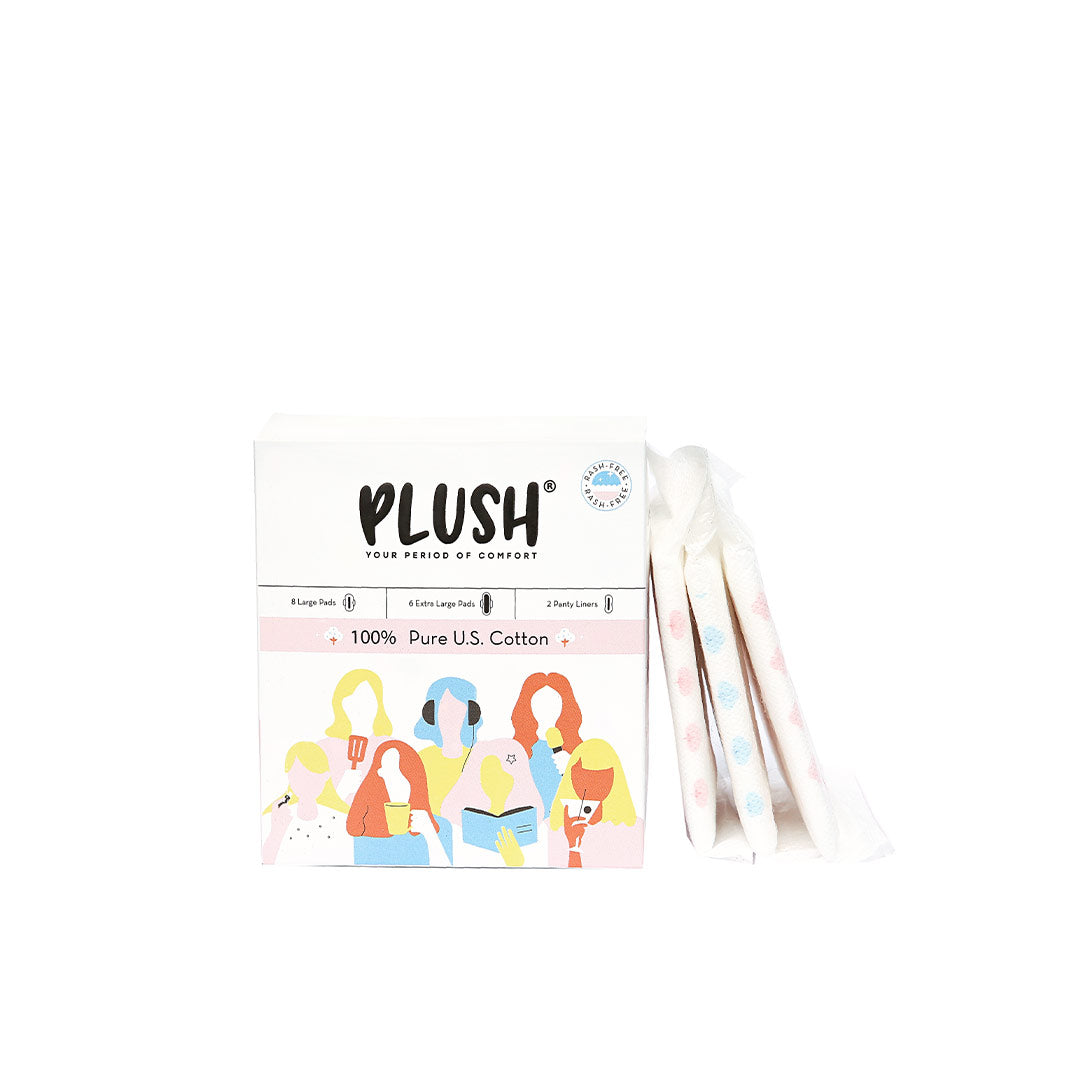 Vanity Wagon | Buy Plush 100% Pure US Cotton Ultra Thin Sanitary Pads