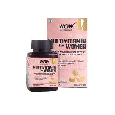 Vanity Wagon | Buy WOW Life Science Multivitamin for Women with Vitamin A, Lutein & Lycopene