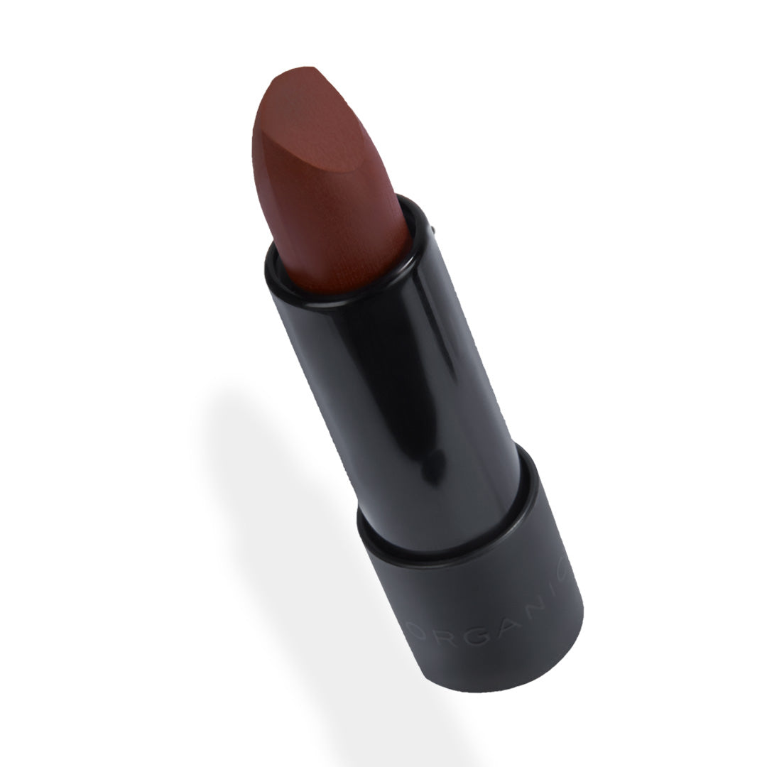 Ruby's Organics Raisin Lipstick, Brown With Red Undertones