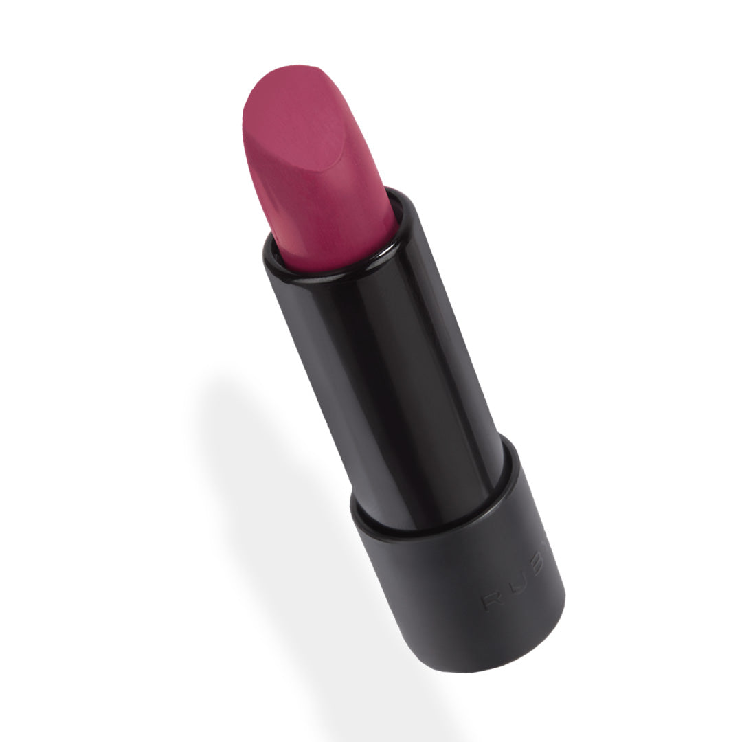 Ruby's Organics Plum Lipstick, Bright Purple With Red Undertones