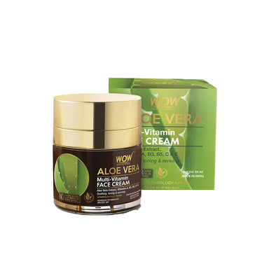 Vanity Wagon | Buy WOW Skin Science Aloe Vera Multi-Vitamin Face Cream with Vitamin A, C & E