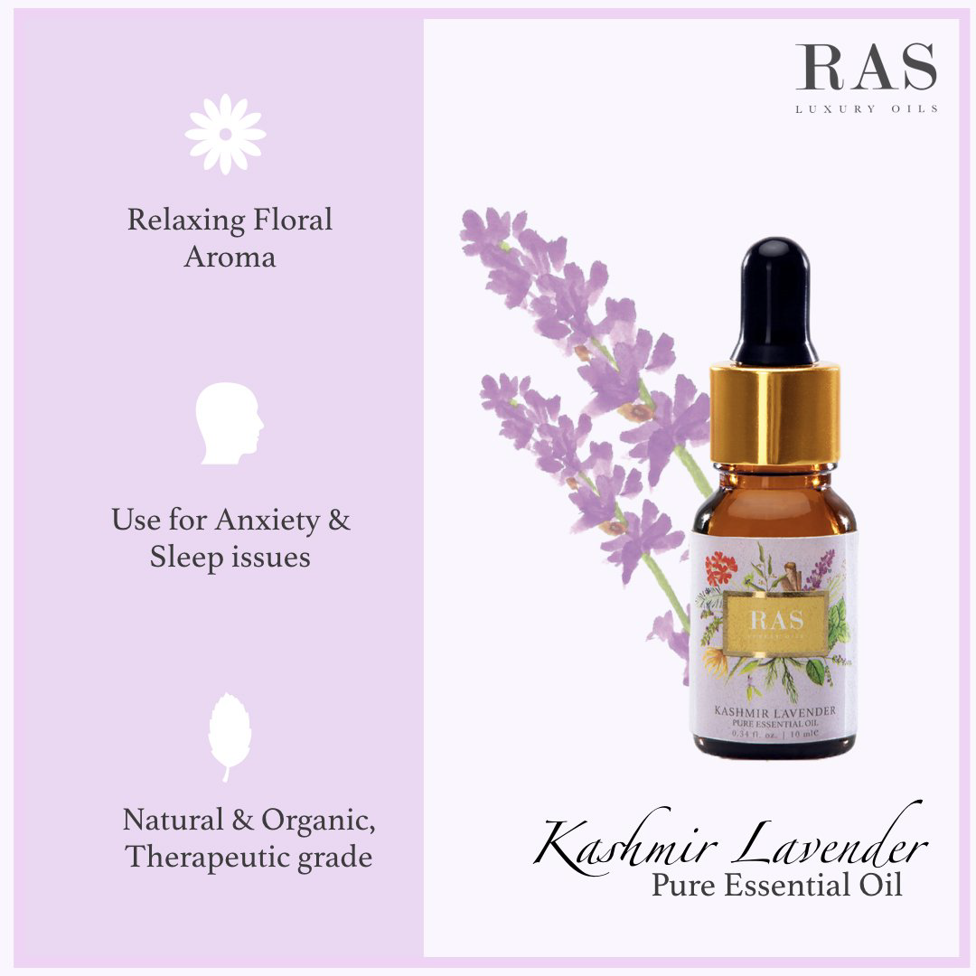 Vanity Wagon | Buy RAS Luxury Oils Kashmir Lavender Essential Oil, Healing and Relaxing