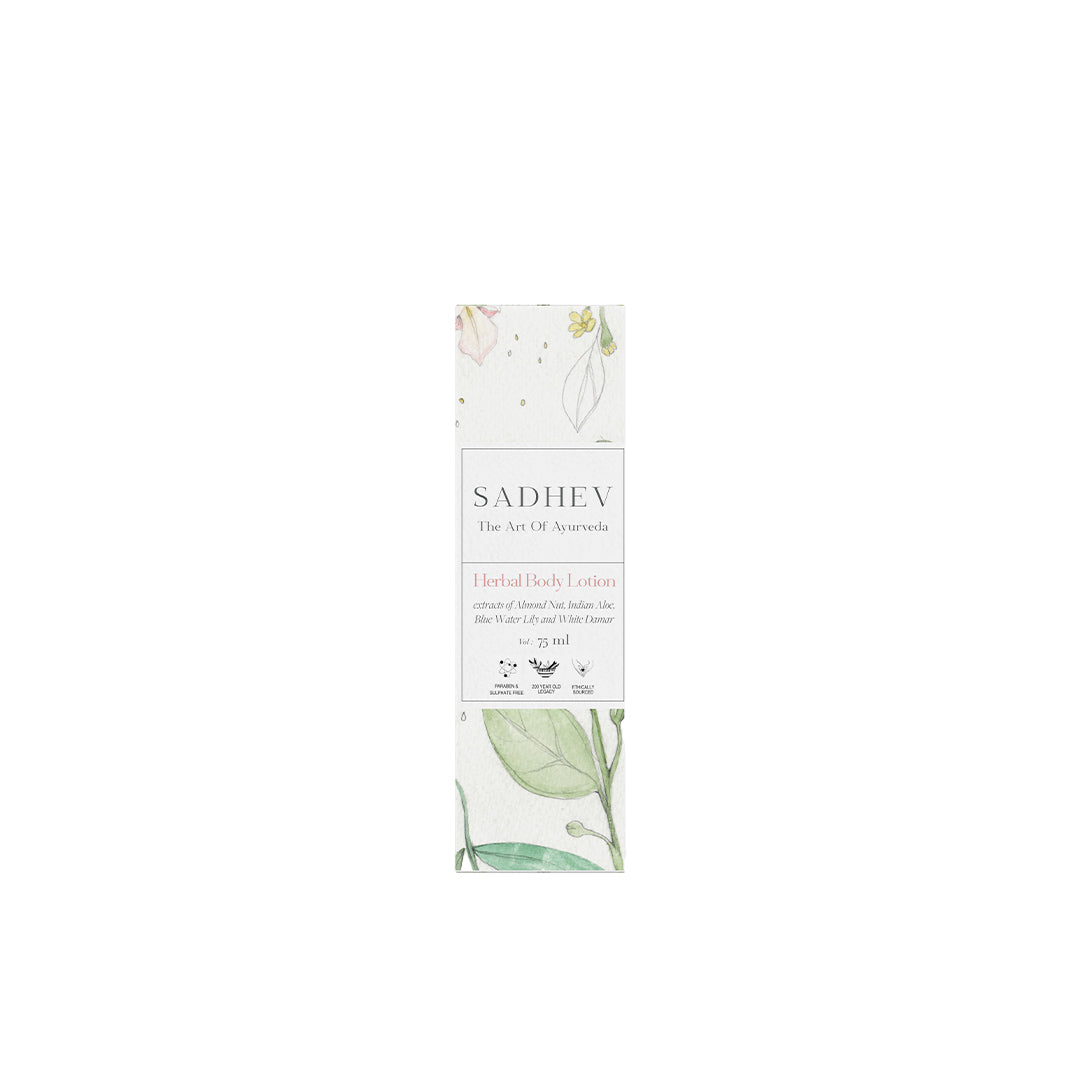 Sadhev Herbal Body Lotion with Almond, Aloe & Lilly
