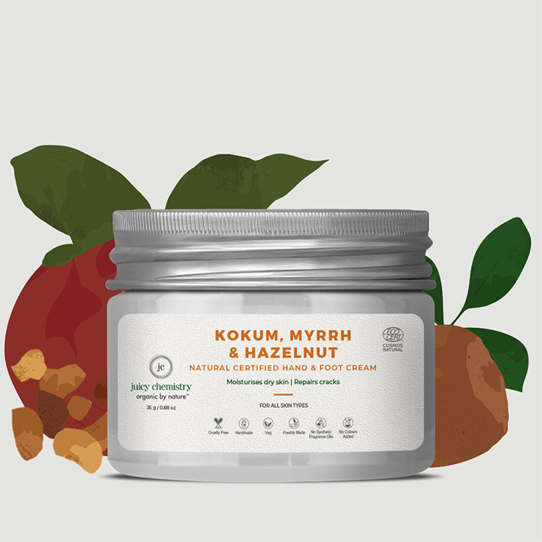 Vanity Wagon | Buy Juicy Chemistry Hand & Foot Cream with Kokum, Myrrh & Hazelnut