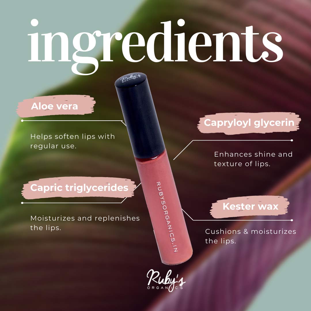 Ruby's Organics Lip Crème Rosa