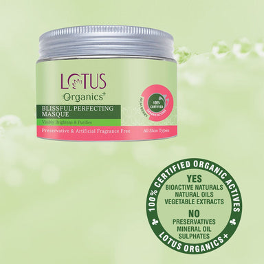 Vanity Wagon | Buy Lotus Organics+ Blissful Perfecting Face Masque with Acai Berry