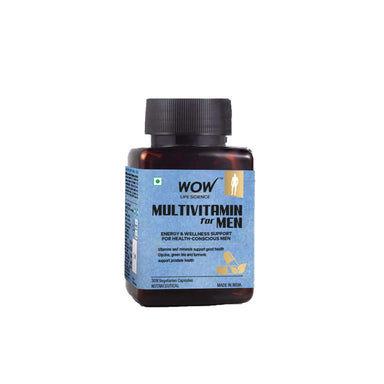 Vanity Wagon | Buy WOW Life Science Multivitamin for Men with Glycine, Green Tea & Turmeric