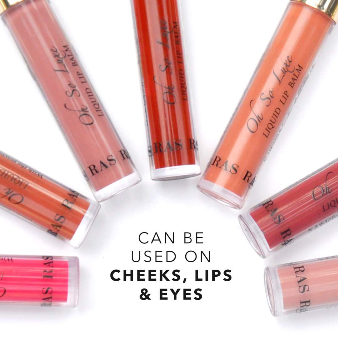 Vanity Wagon | Buy RAS Luxury Oils Oh-So-Luxe Tinted Liquid Lip Balm in Coral Crush, I am Cherished