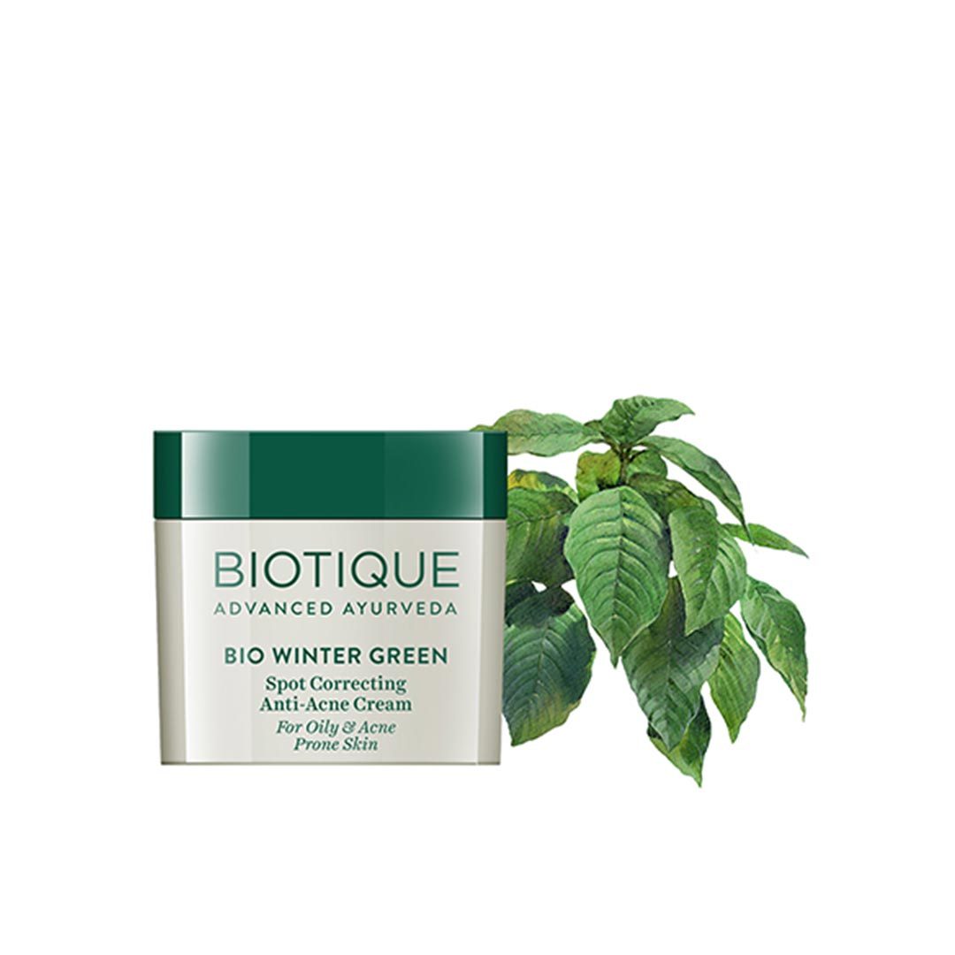 Vanity Wagon | Buy Biotique Bio Winter Green Spot Correcting Anti-Acne Cream