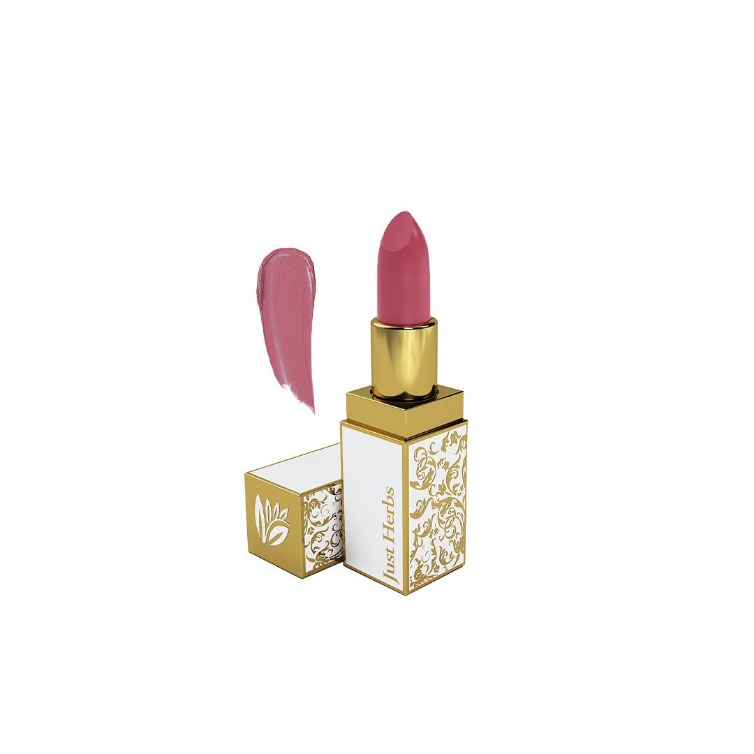Vanity Wagon | Buy Just Herbs Herb Enriched Ayurvedic Lipstick, Peachy Pink