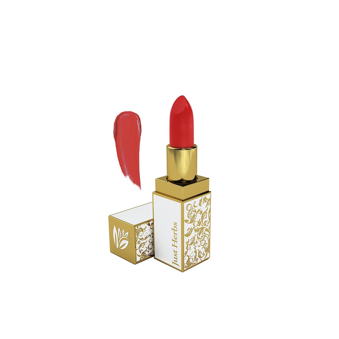 Vanity Wagon | Buy Just Herbs Herb Enriched Ayurvedic Lipstick, Deep Red
