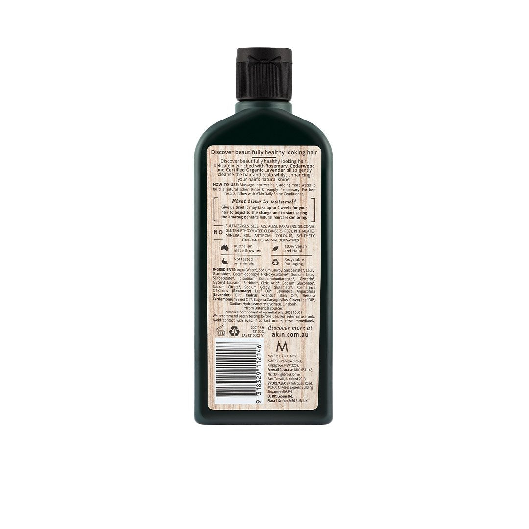 Vanity Wagon | Buy A'kin Natural Rosemary Daily Shine Silicon Free Shampoo