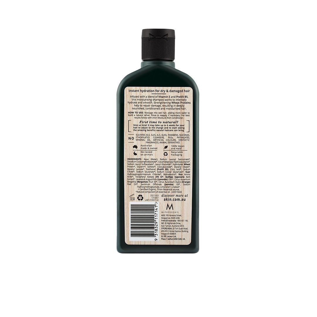 Vanity Wagon | Buy A'kin Natural Wheat Protein Moisture Rich Silicon Free Shampoo