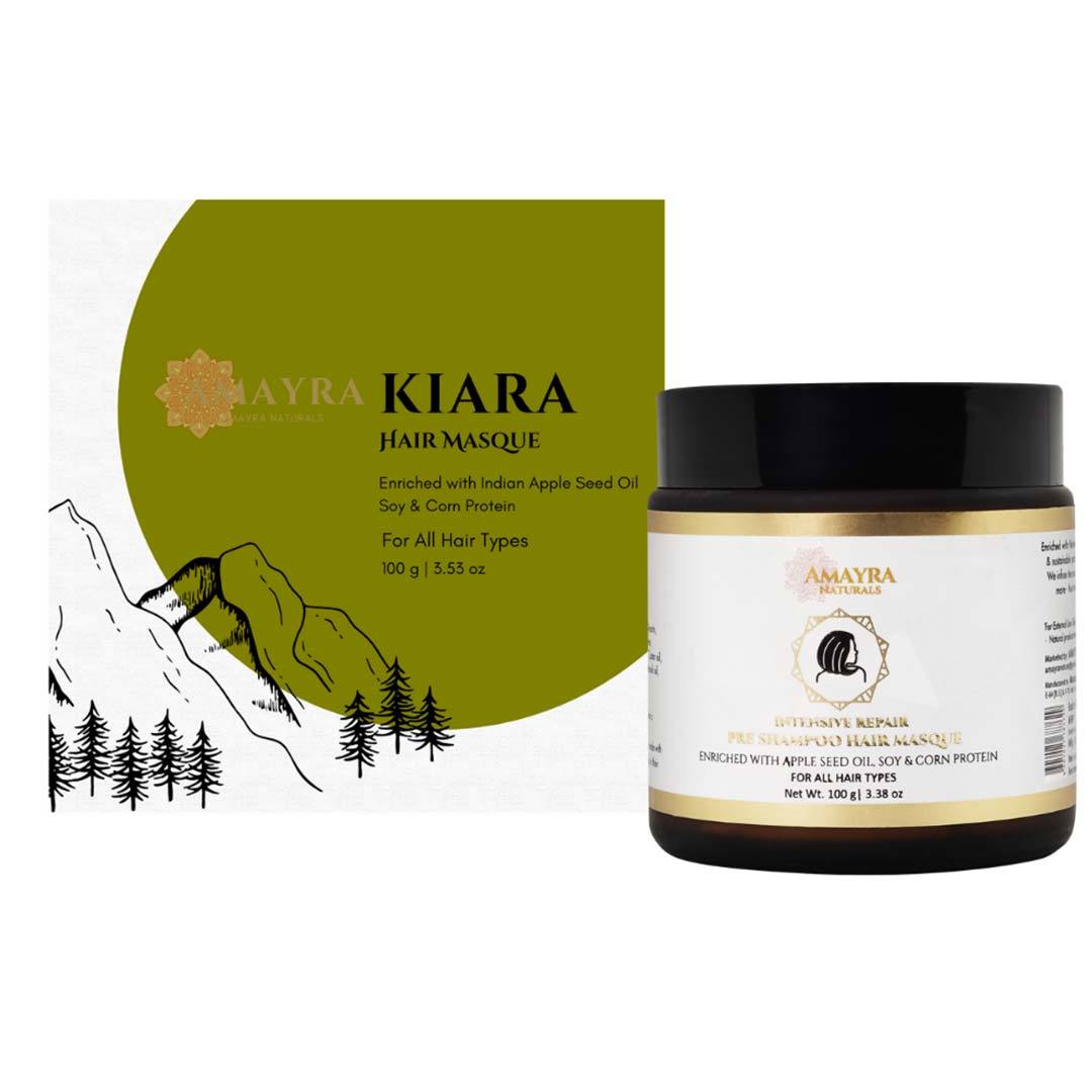 Amayra Naturals Kiara Pre Shampoo Hair Masque with Apple Seed Oil & Soy