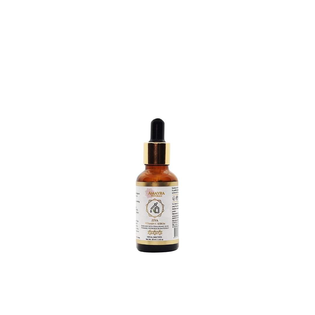 Vanity Wagon | Buy Amayra Naturals Ziya Vitamin C Serum with Hyaluronic Acid, Turmeric Hydrosol & Grapefruit