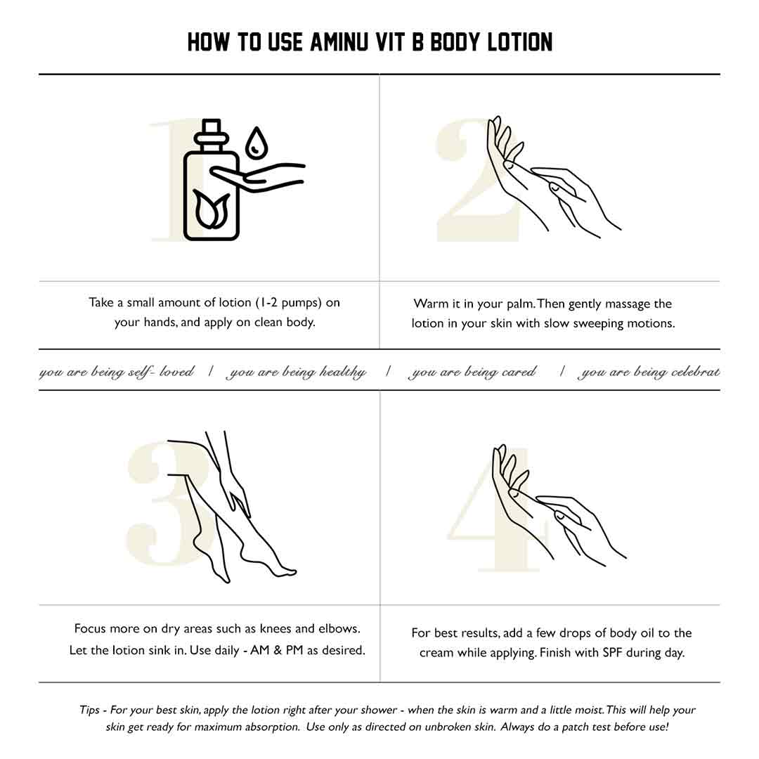 Vanity Wagon | Buy Aminu Vit B Body Lotion with Hyaluronic Acid