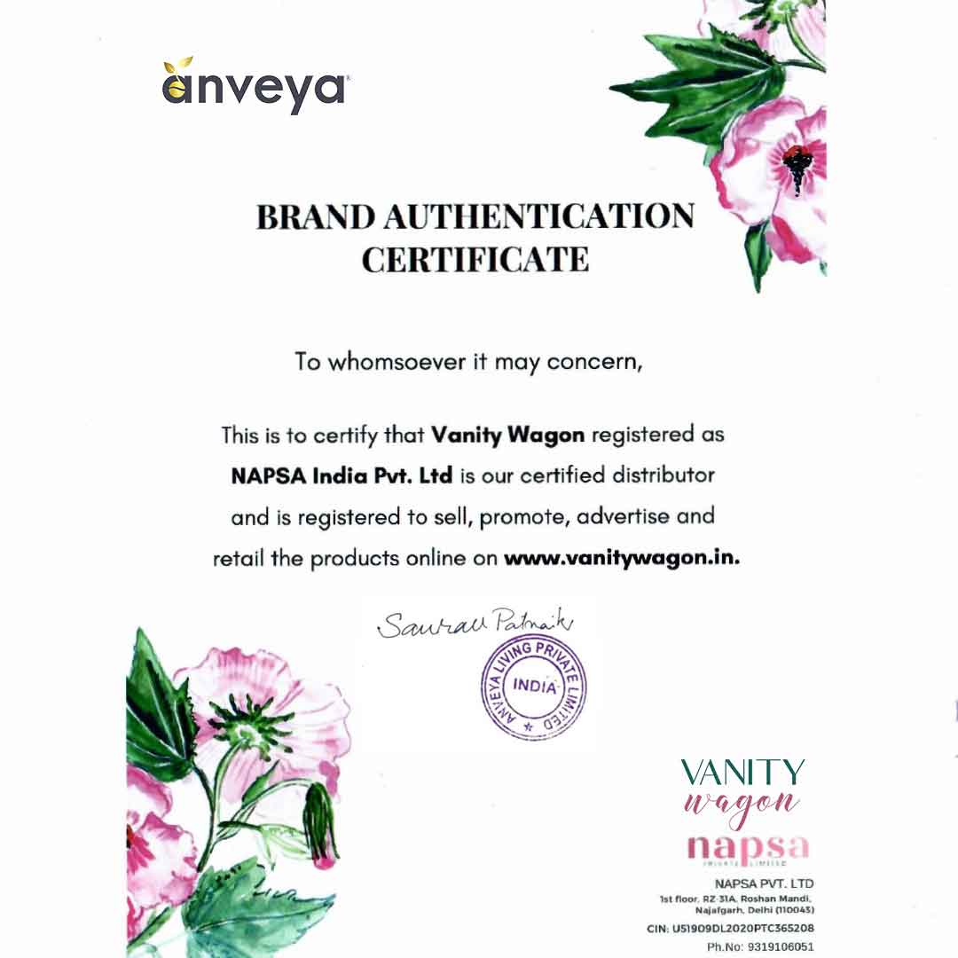 Vanity Wagon | Buy Anveya Cold-Pressed Organic Moroccan Argan Oil