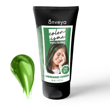 Vanity Wagon | Buy Anveya Colorisma Temporary Hair Color Makeup, Mermaid Green