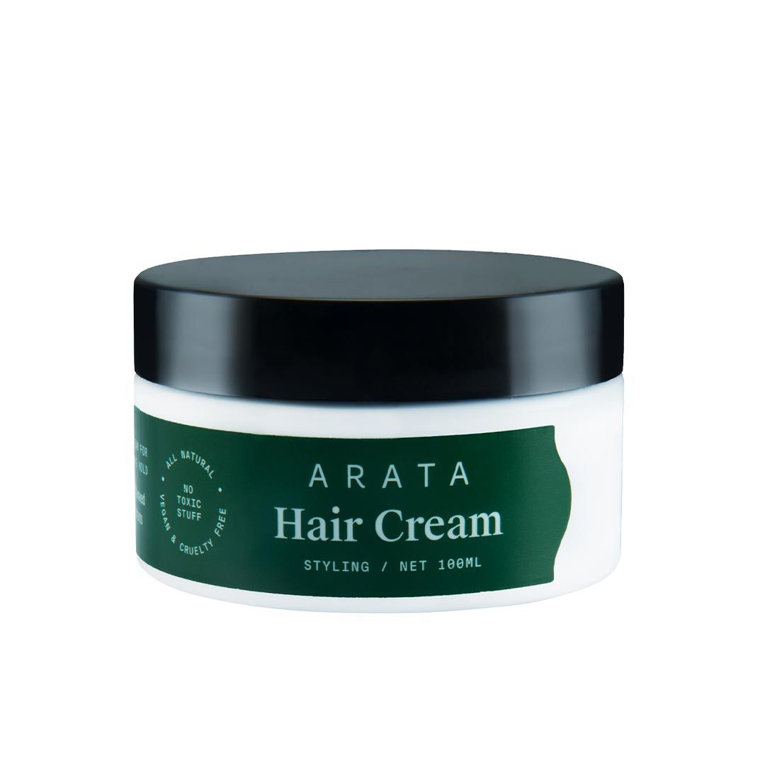 Arata Zero Chemicals Hair Cream with Organic Flax Seed & Olive Extracts