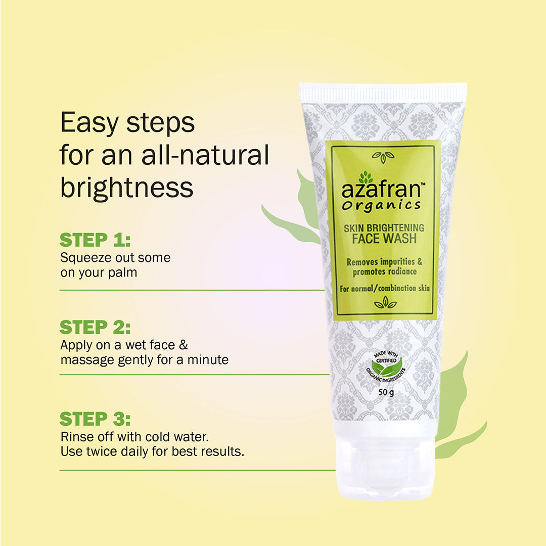 Vanity Wagon | Buy Azafran Organic Skin Brightening Face Wash