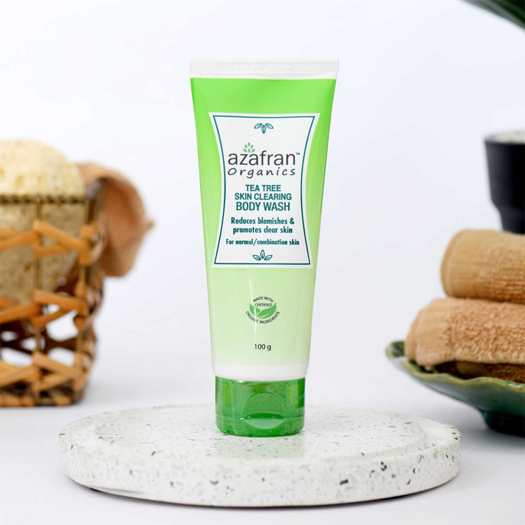 Vanity Wagon | Buy Azafran Organic Tea Tree Skin Clearing Body Wash