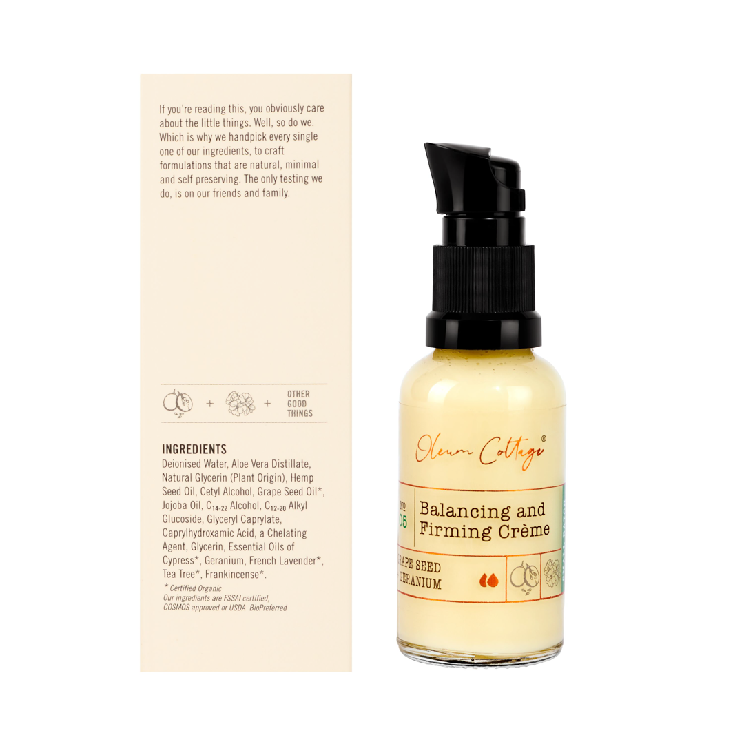 Vanity Wagon | Buy Oleum Cottage Balancing and Firming crème