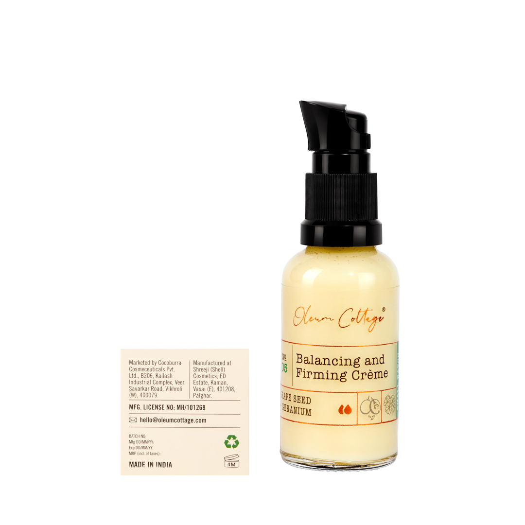 Vanity Wagon | Buy Oleum Cottage Balancing and Firming crème