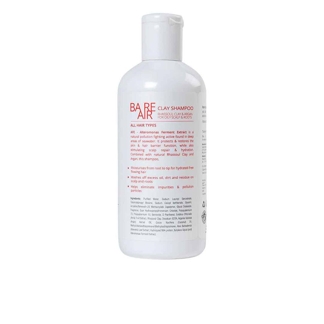 BareAir Clay Shampoo for Oily Scalp and Roots with Rhassoul Clay and Argan -2