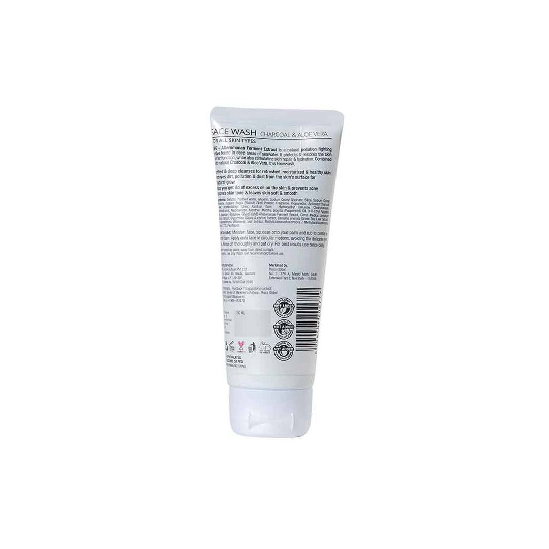 BareAir Face Wash with Charcoal and Aloe Vera -2