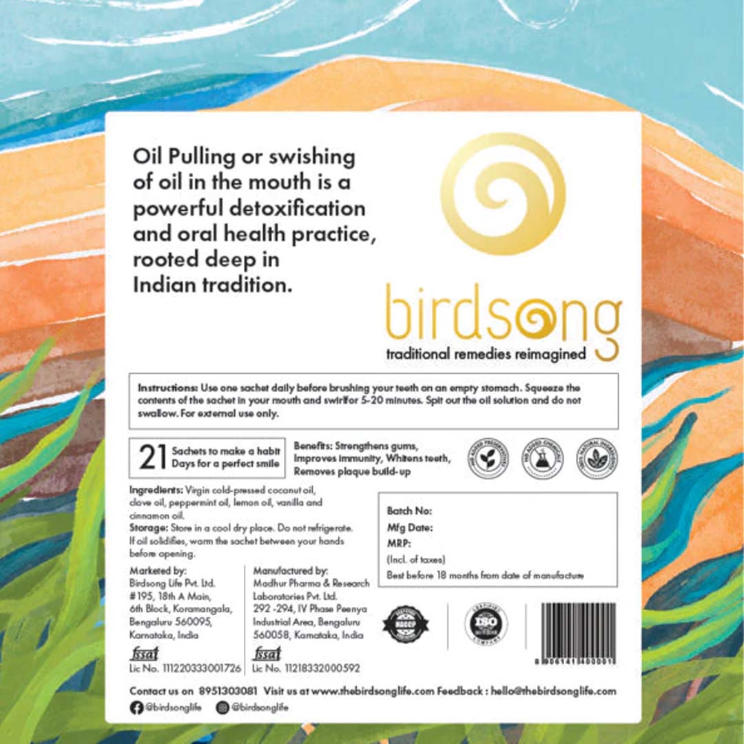 Vanity Wagon | Buy Birdsong Oil Pulling 21 Day Trial Pack
