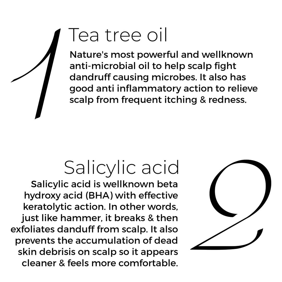 Buy Brillare Tea Tree & Salicylic Oil Shots for Dry, Itchy Scalp | Vanity Wagon