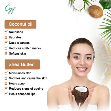 Vanity Wagon | Buy CGG Cosmetics Coconut & Shea Butter Gel Exfoliating Body Scrub