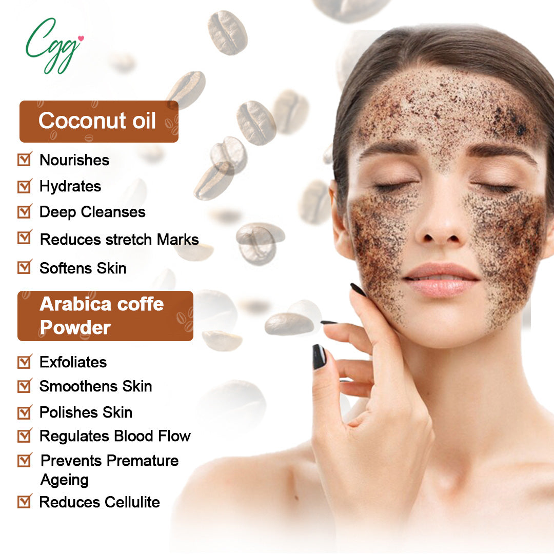 Vanity Wagon | Buy CGG Cosmetics Coffee Beans Gel Exfoliating Body Scrub