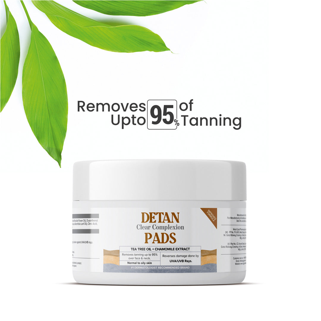 Vanity Wagon | Buy CGG Cosmetics De-Tan Clear Complexion Pads with Tea Tree Oil & Chamomile Extract