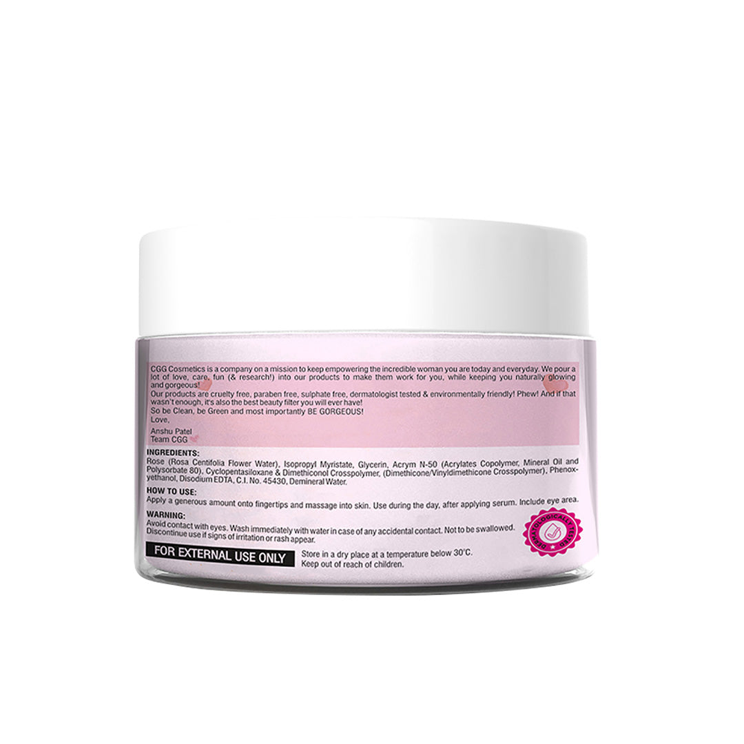 Vanity Wagon | Buy CGG Cosmetics Rose Water 24h Moisture Lock Cream