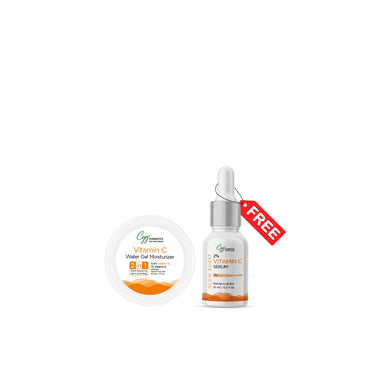 CGG Cosmetics Vitamin C Water Gel Moisturizer with a Free 10ml Sample of 2% Vitamin C Serum