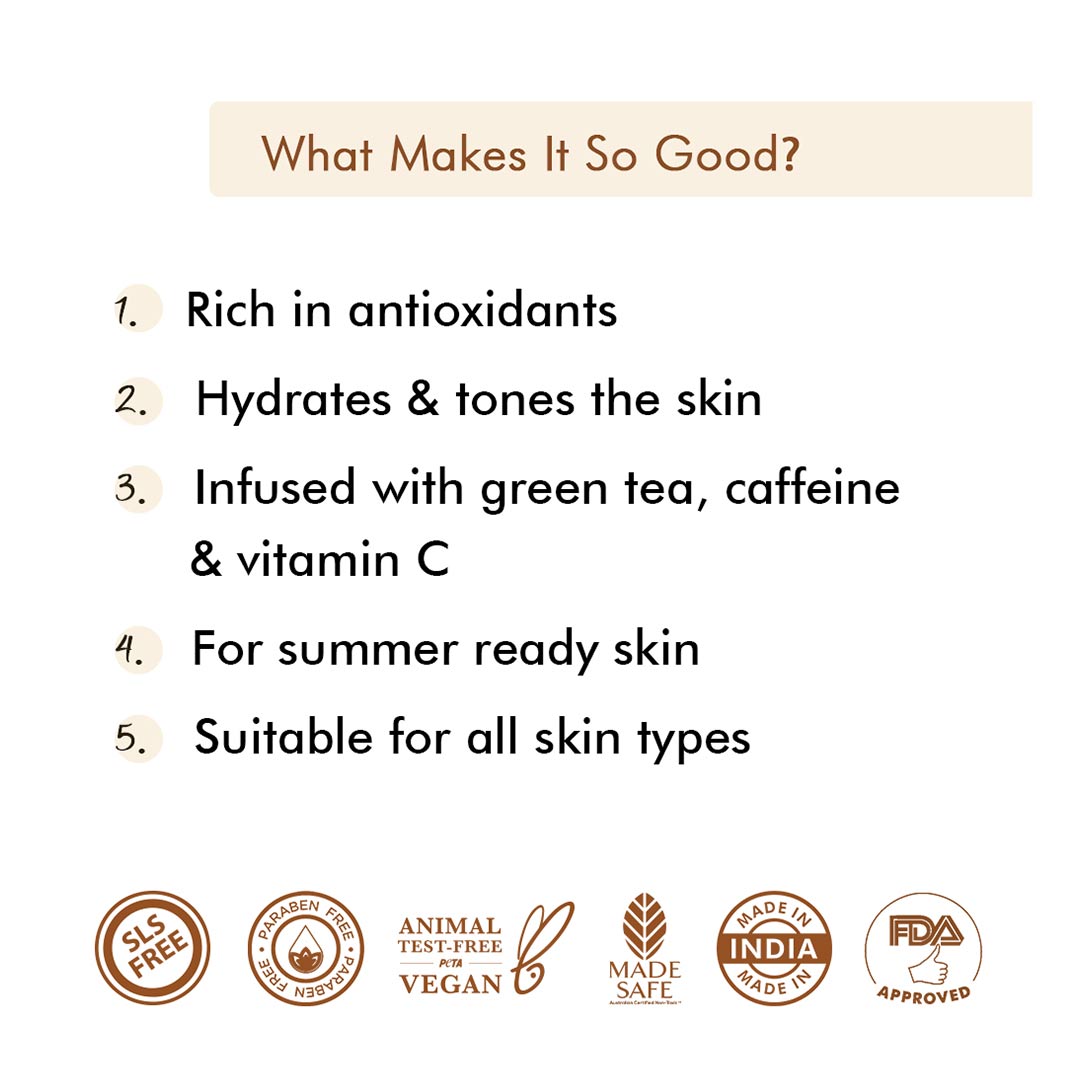 Vanity Wagon | Buy mCaffeine Summer Friendly Green Tea Breakout Care Kit (AM & PM)