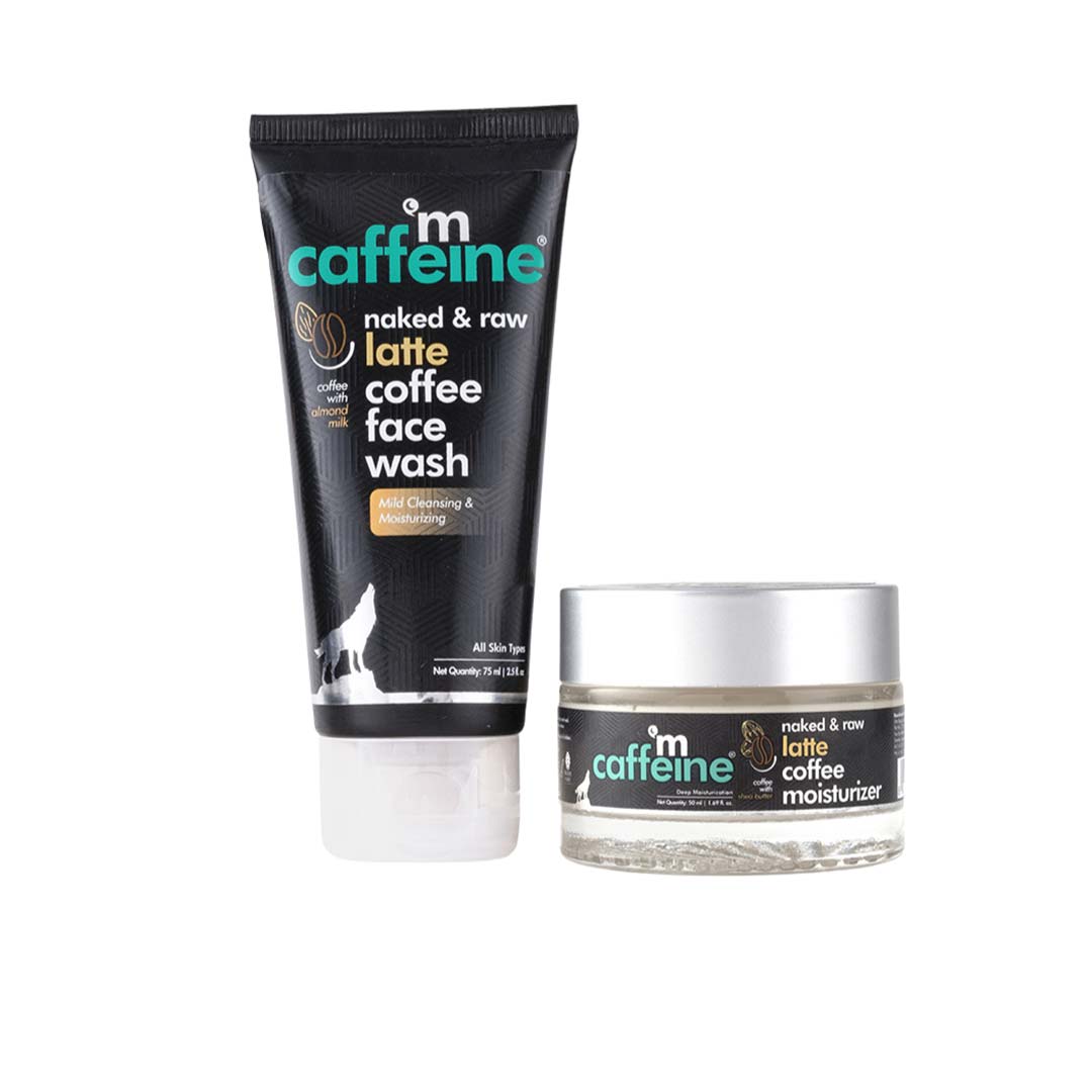 Vanity Wagon | Buy mCaffeine Daily Skin Moisturizing & Repair Kit, Latte Coffee Routine