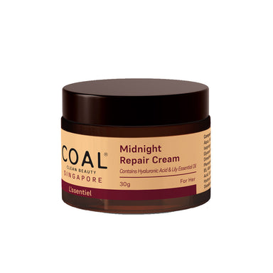 Vanity Wagon | Buy COAL Clean Beauty Midnight Repair Cream with Hyaluronic Acid & Lily Essential Oil