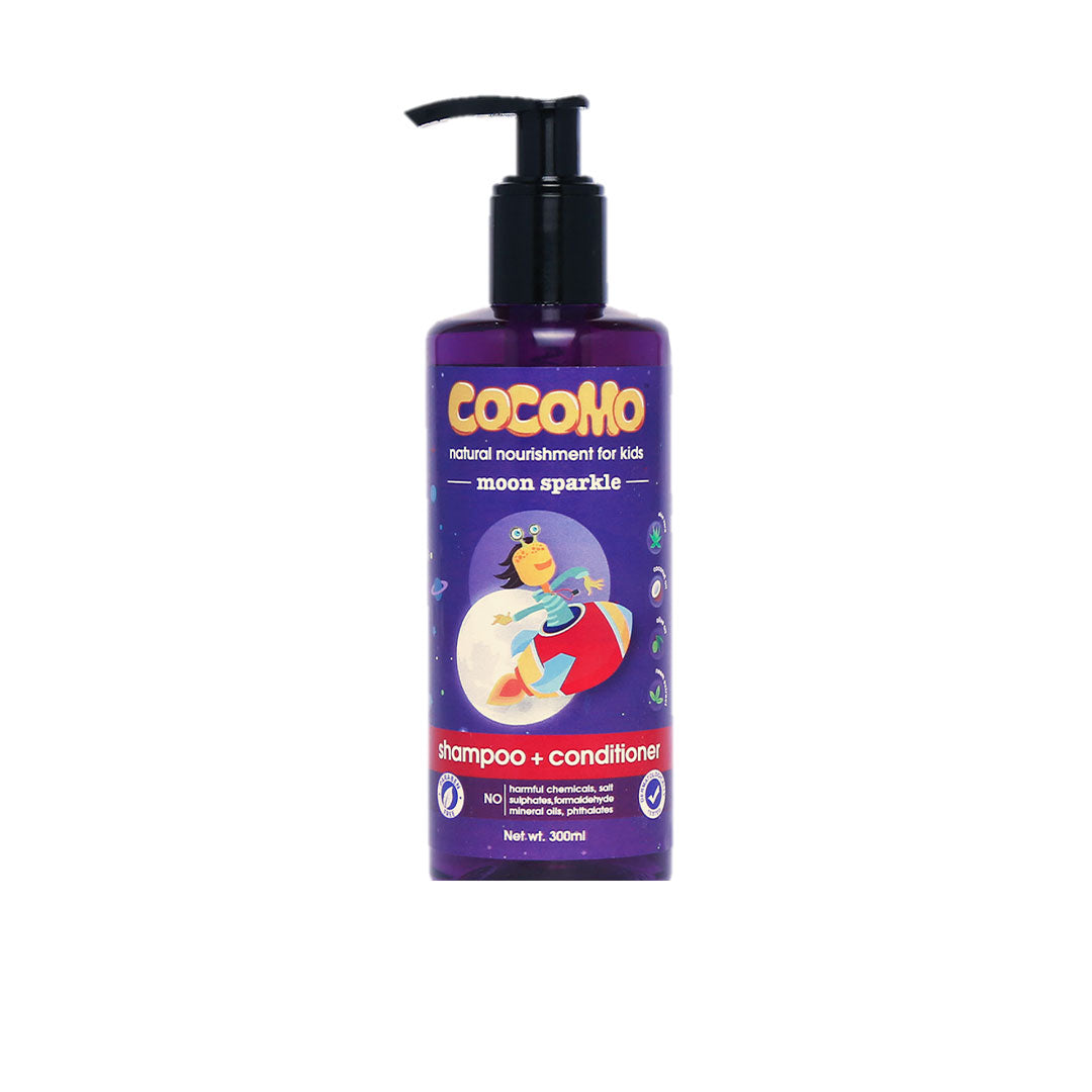 Vanity Wagon l Buy Cocomo Moon Sparkle, Shampoo and Conditioner for Kids