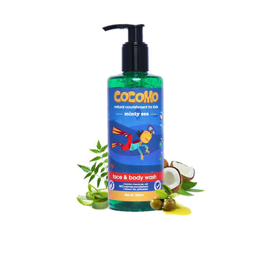 Vanity Wagon l Buy Cocomo Minty Sea, Face and Body Wash for Kids